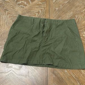 Indigo Rein XL olive green demin skirt